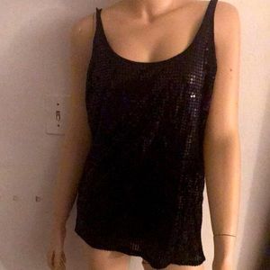 New York company  sequin shirt XL